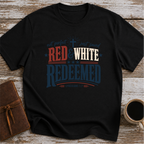 Red and White Redeemed T-Shirt