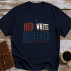 Red and White Redeemed T-Shirt