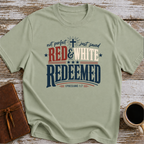 Red and White Redeemed T-Shirt