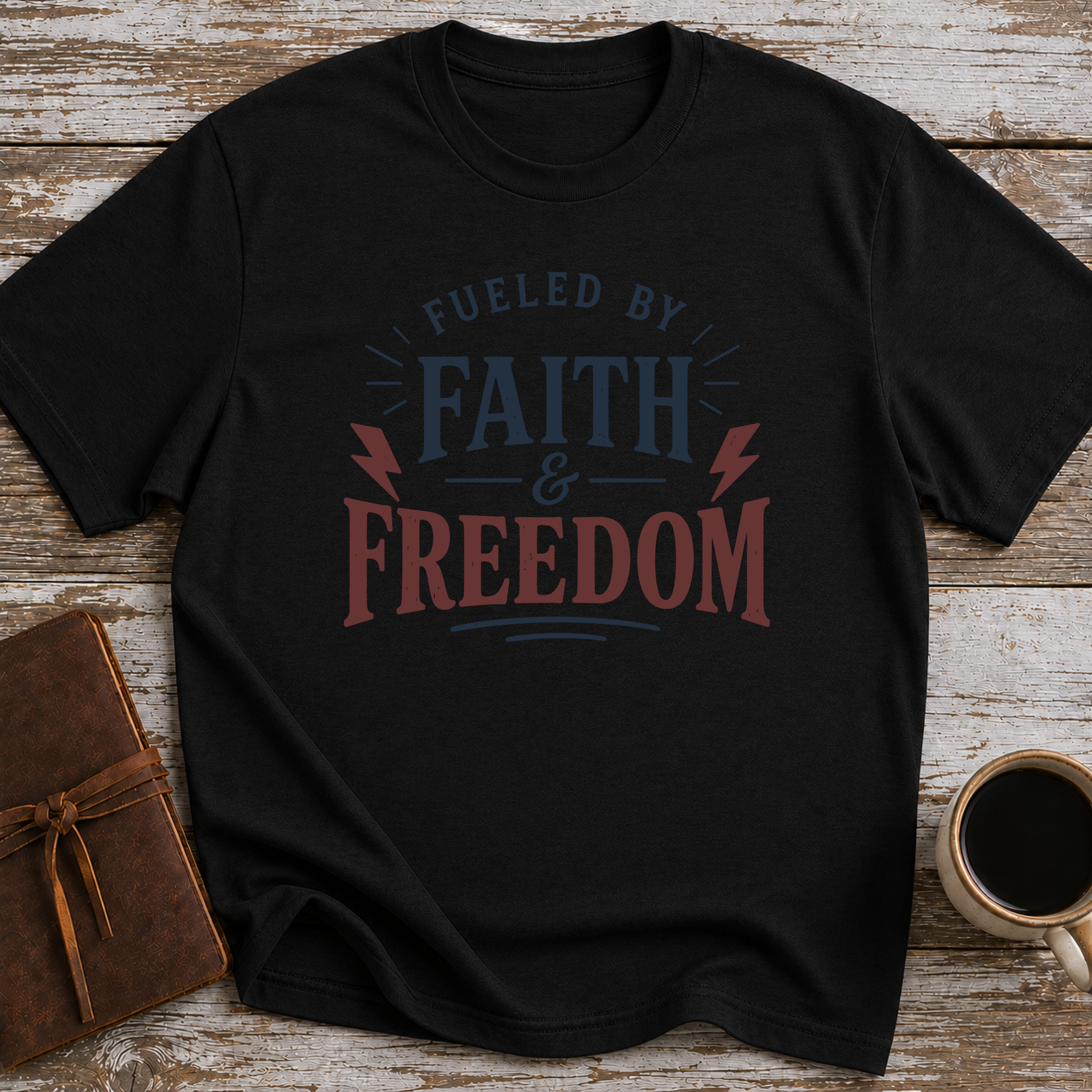 Fueled By Faith And Freedom - T-Shirt