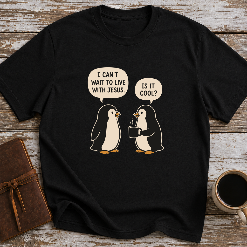 I Can’t Wait To Live With Jesus. Is It Cool? - T-Shirt