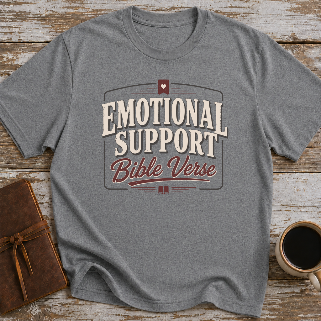 Emotional Support Bible Verse - T-Shirt