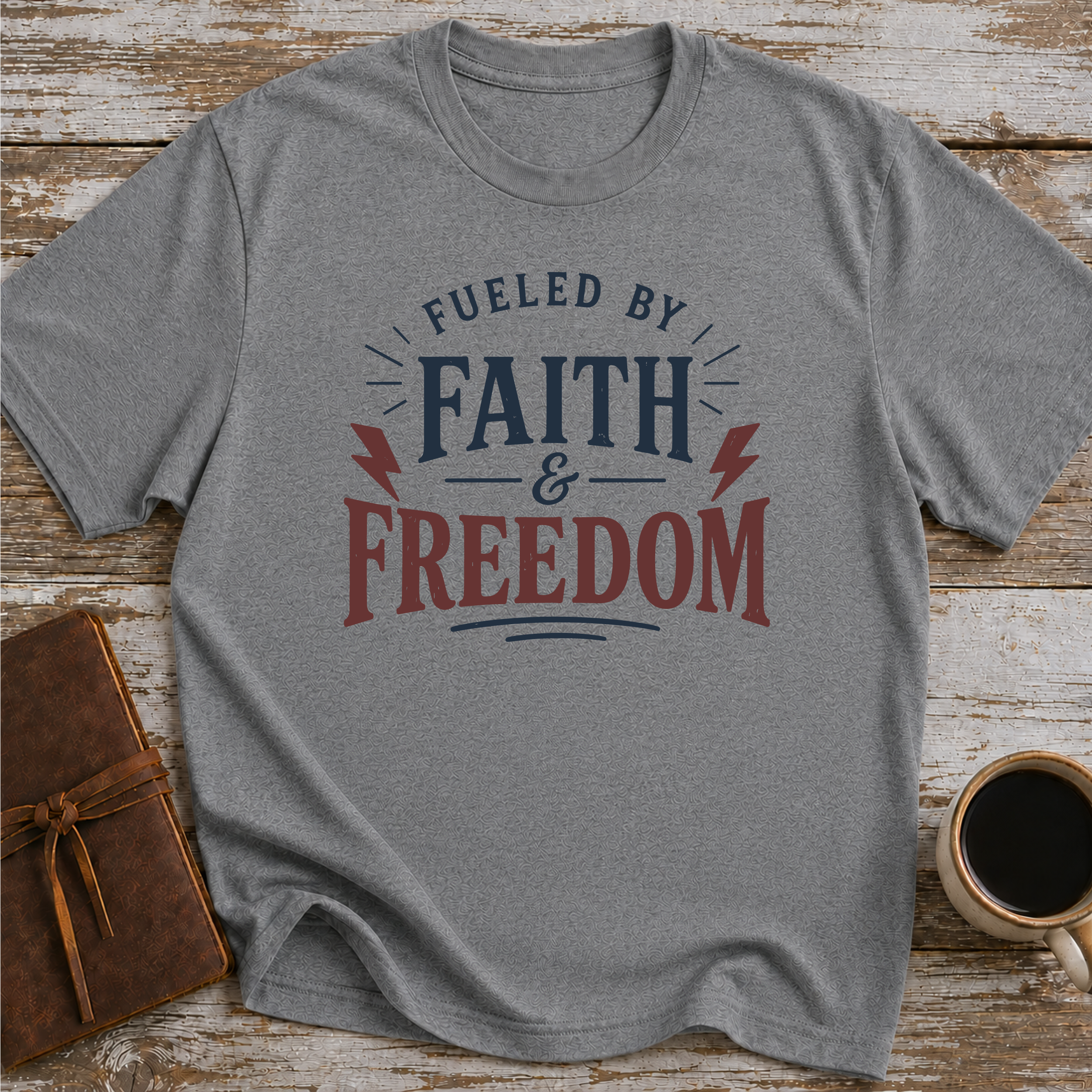 Fueled By Faith And Freedom - T-Shirt