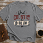 God Country And Coffee T-Shirt