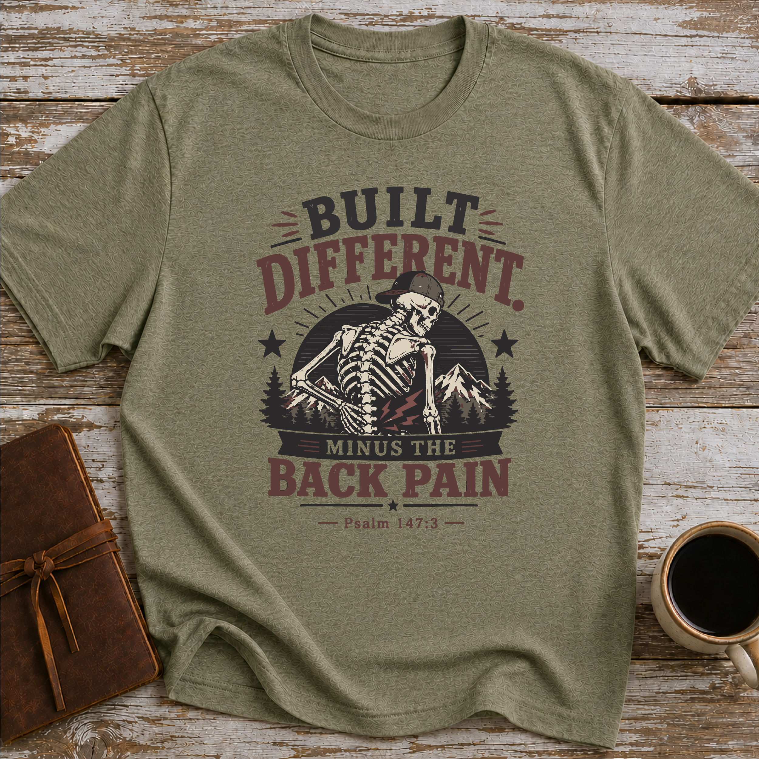 Built Different. Minus The Back Pain - T-Shirt