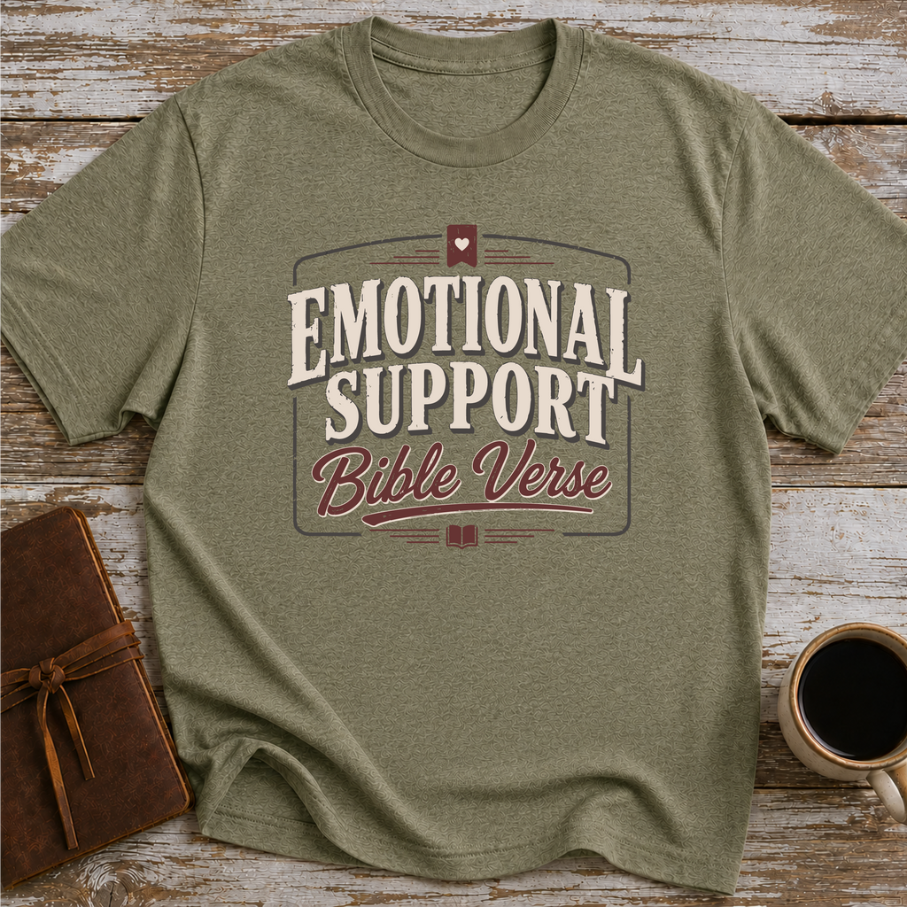 Emotional Support Bible Verse - T-Shirt
