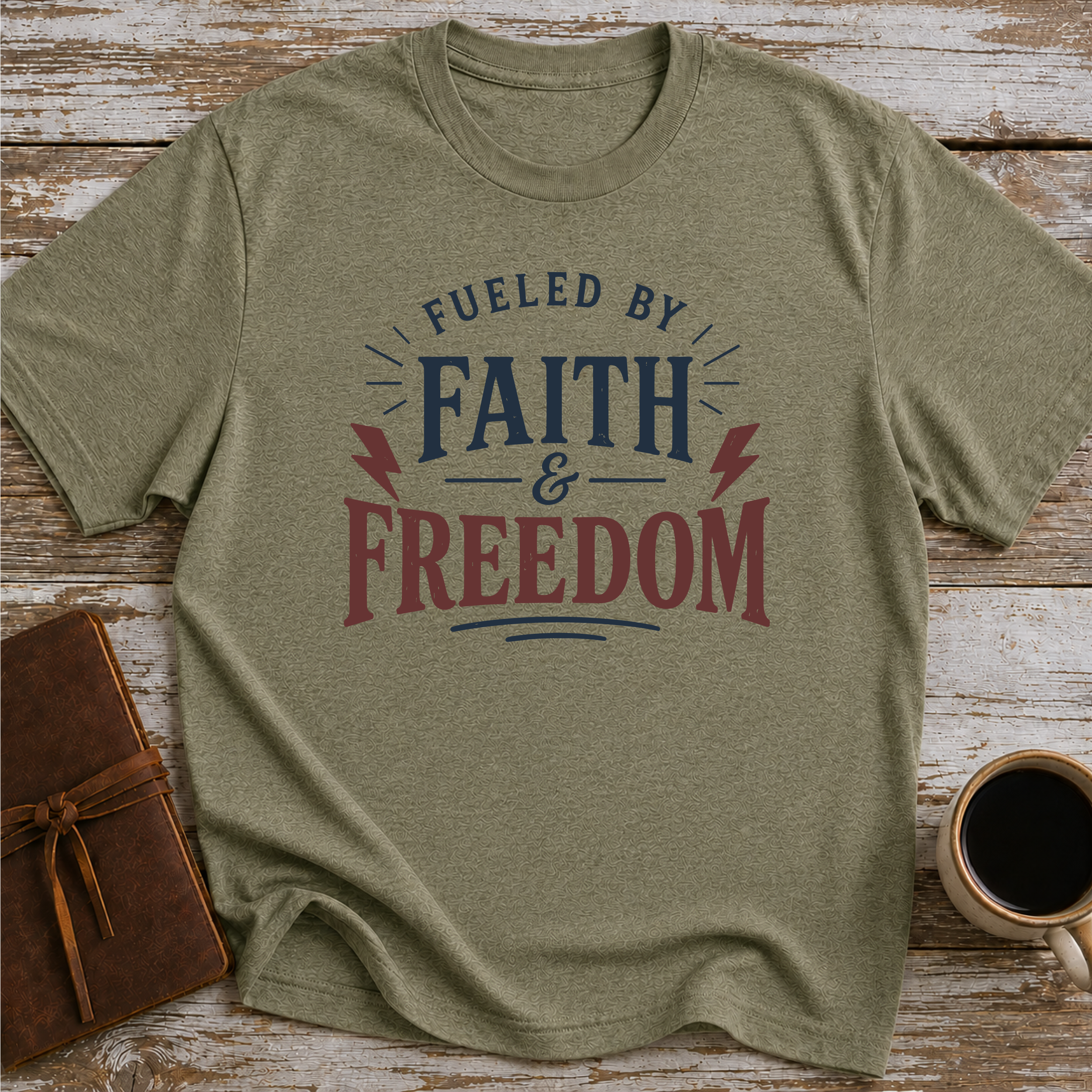 Fueled By Faith And Freedom - T-Shirt