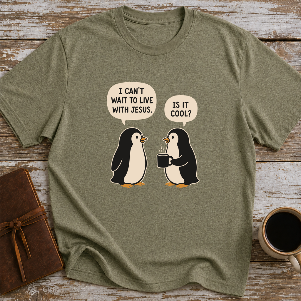 I Can’t Wait To Live With Jesus. Is It Cool? - T-Shirt
