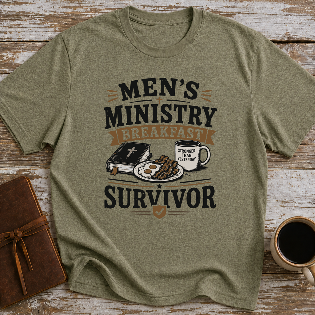 Men’s Ministry Breakfast Survivor - T-Shirt