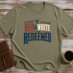Red And White Redeemed - T-Shirt