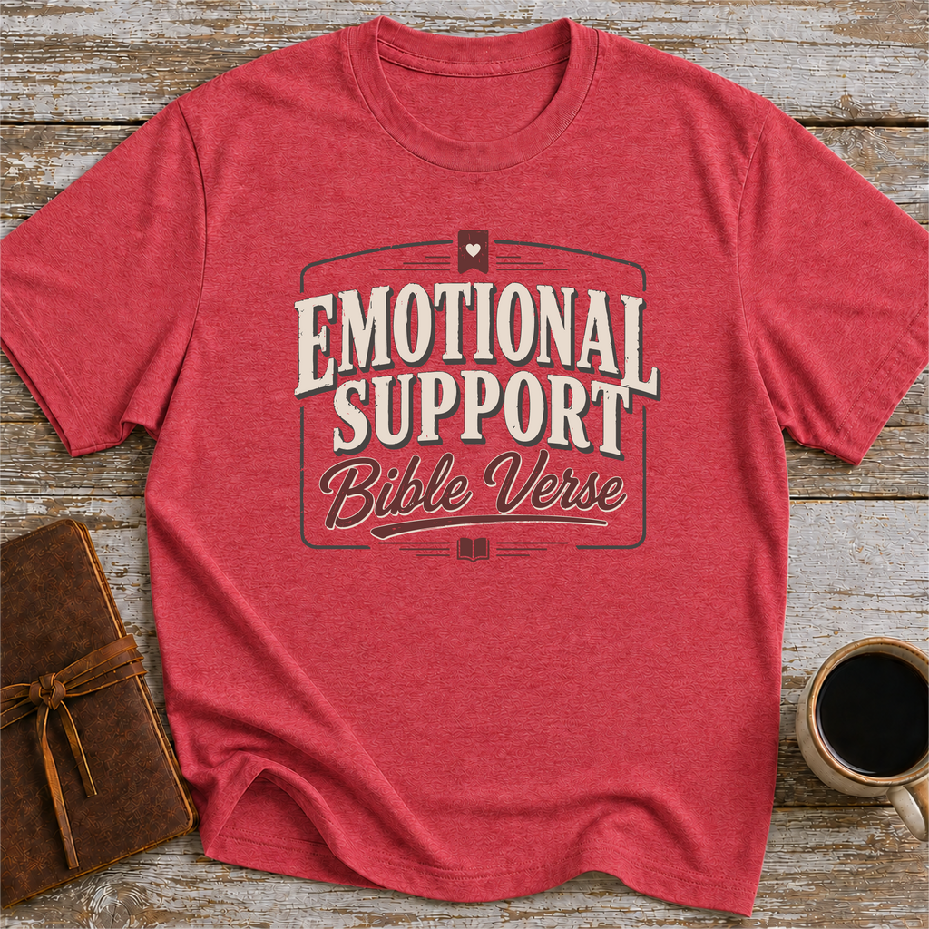 Emotional Support Bible Verse - T-Shirt