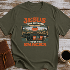 Jesus took the wheel, I took the snacks T-Shirt