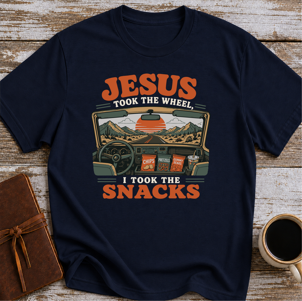 Jesus took the wheel, I took the snacks T-Shirt