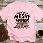 Jesus Loves Messy Moms, Covered In Laundry T-Shirt