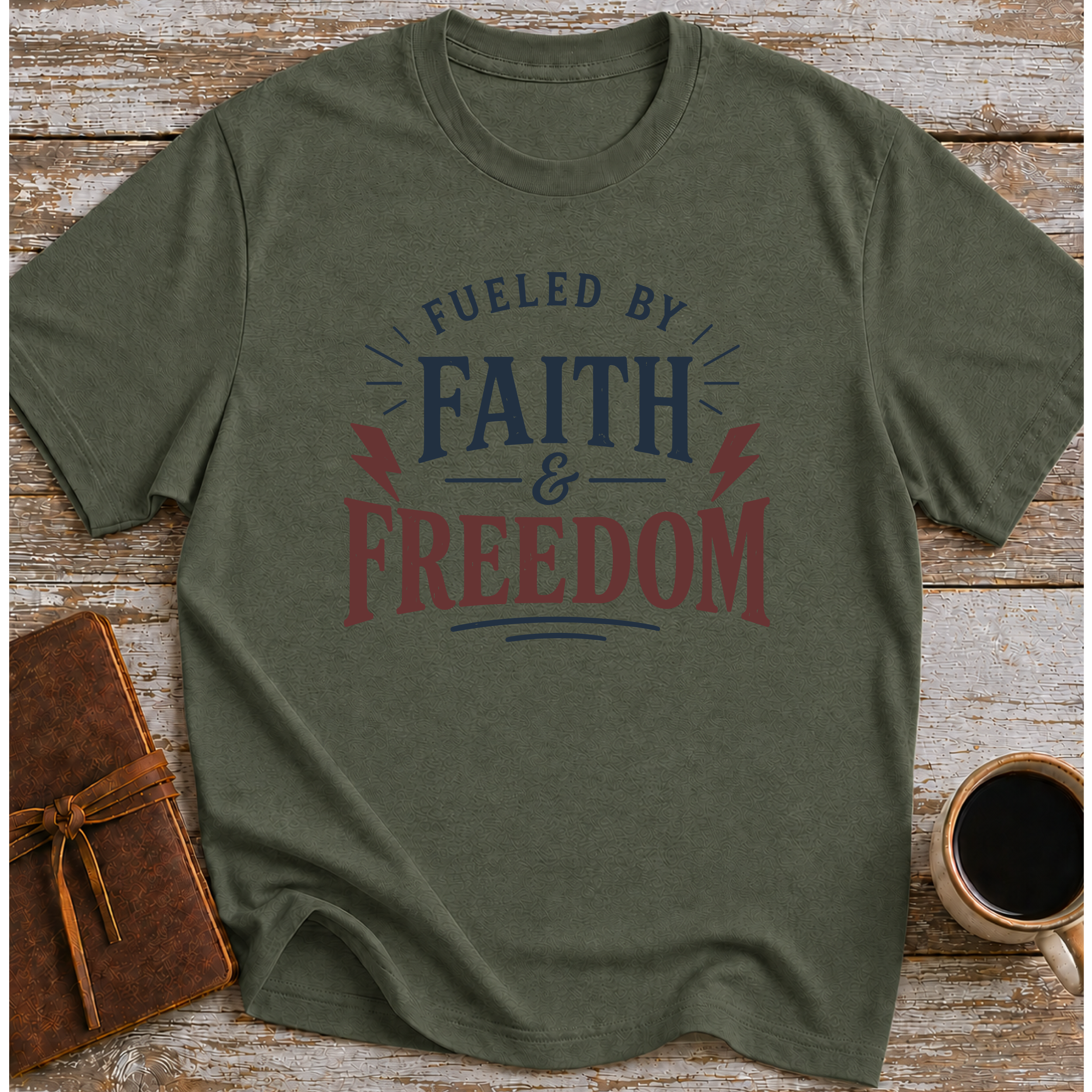 Fueled By Faith And Freedom - T-Shirt