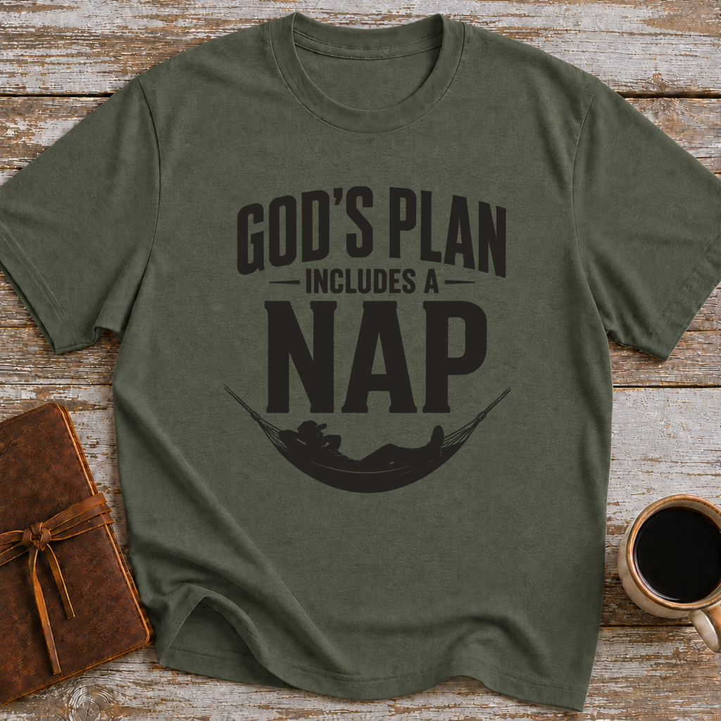 God’s Plan Includes A Nap - T-Shirt