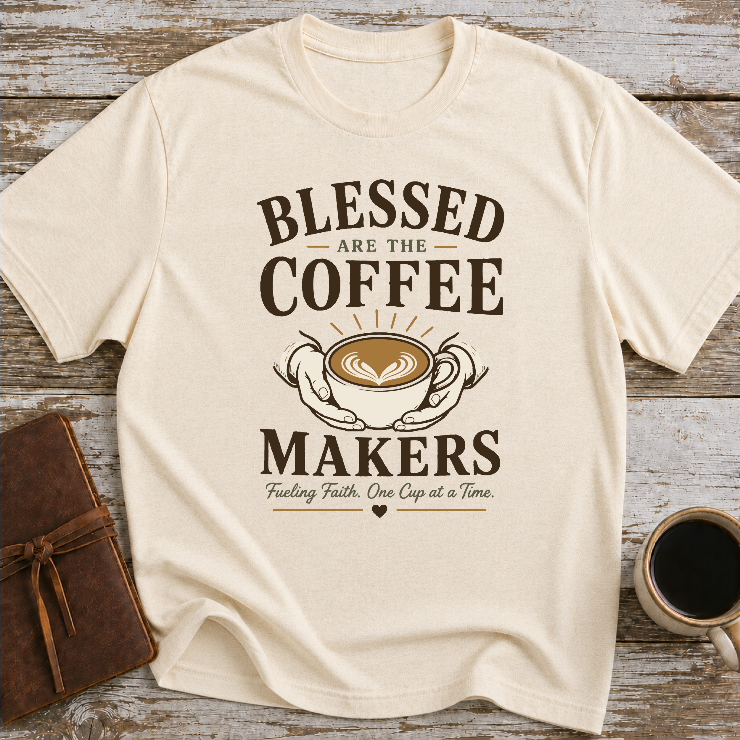 Blessed Are The Coffee Makers - T-Shirt