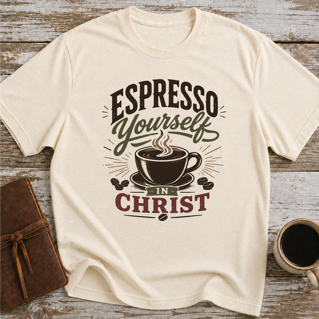 Espresso Yourself In Christ - T-Shirt