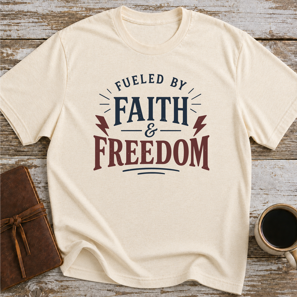 Fueled By Faith And Freedom - T-Shirt