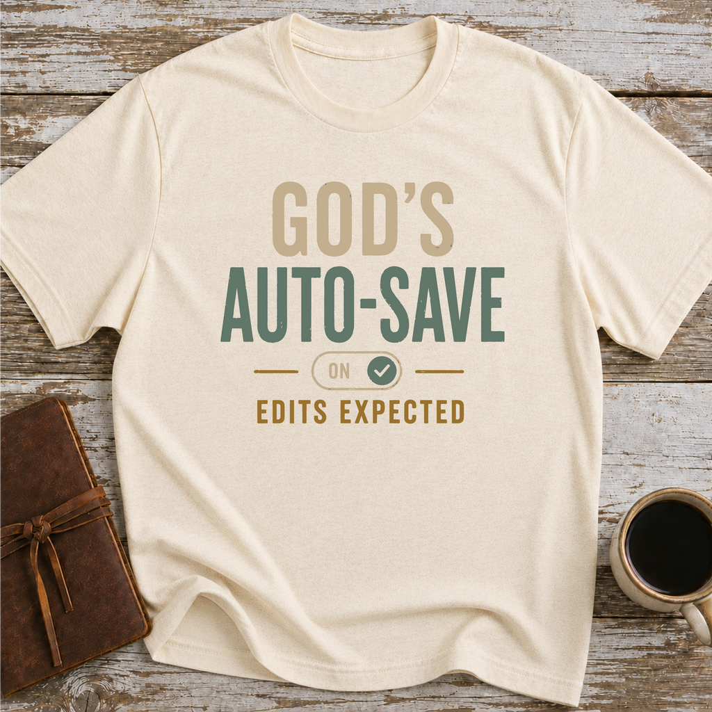 God's Auto Save Edits Expected - T-Shirt