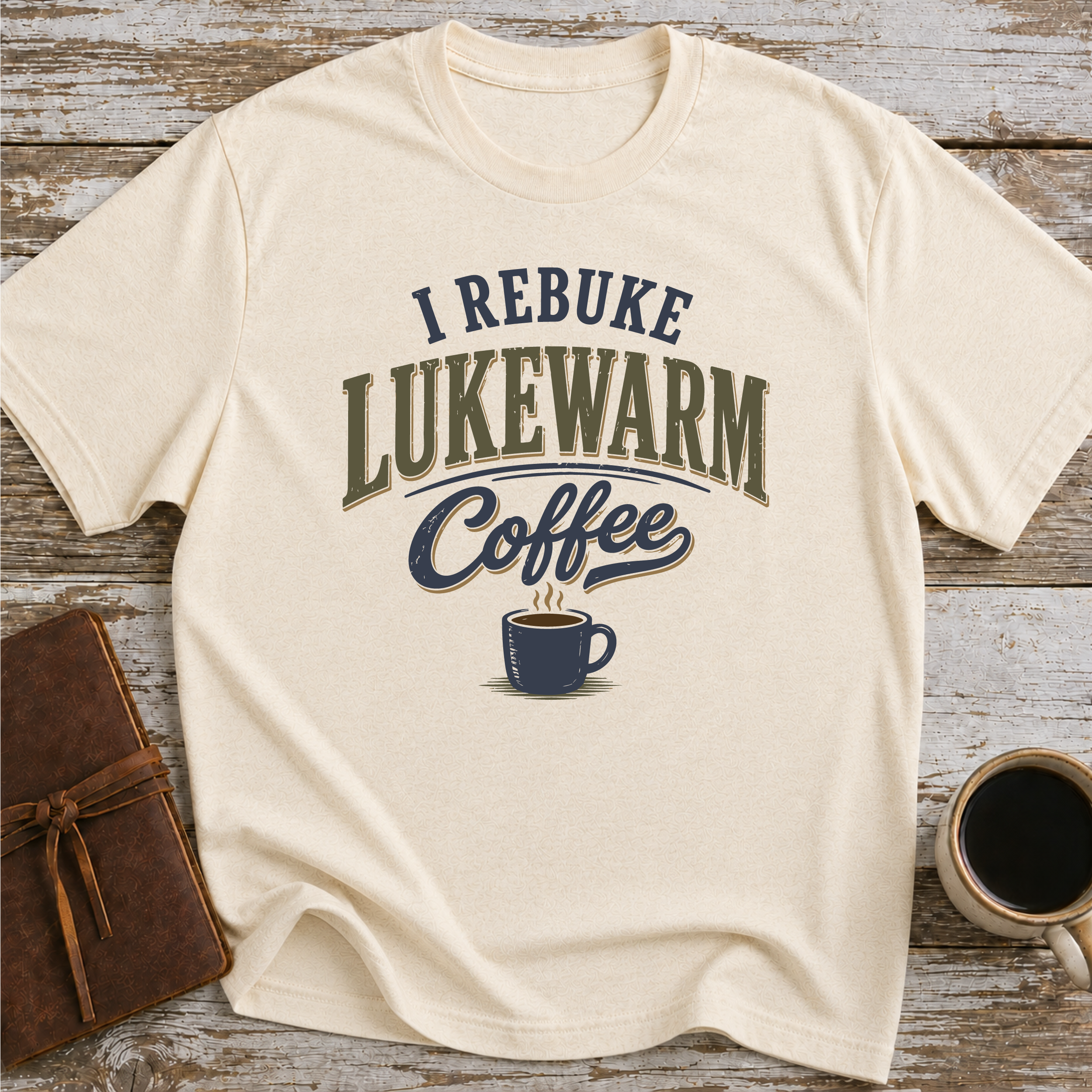 I Rebuke This Lukewarm Coffee - T-Shirt