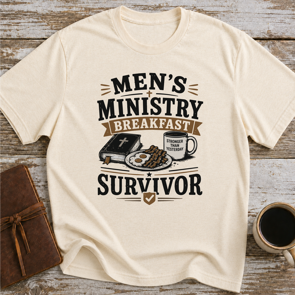 Men’s Ministry Breakfast Survivor - T-Shirt