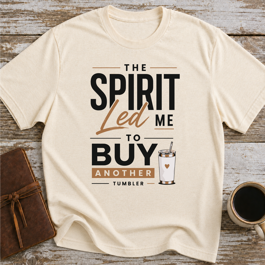 The Spirit Led Me To Buy Another Mug - T-Shirt