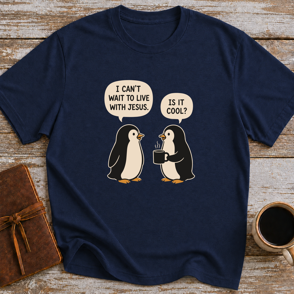I Can’t Wait To Live With Jesus. Is It Cool? - T-Shirt