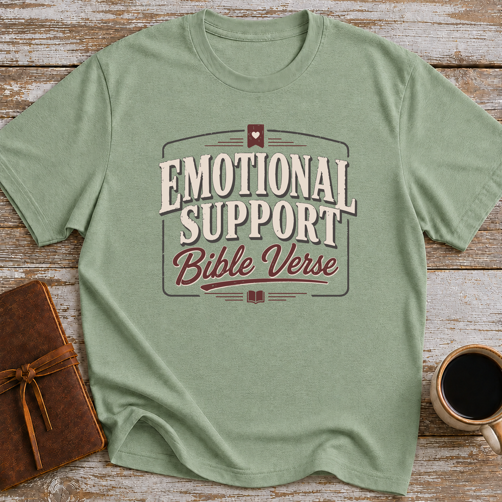 Emotional Support Bible Verse - T-Shirt