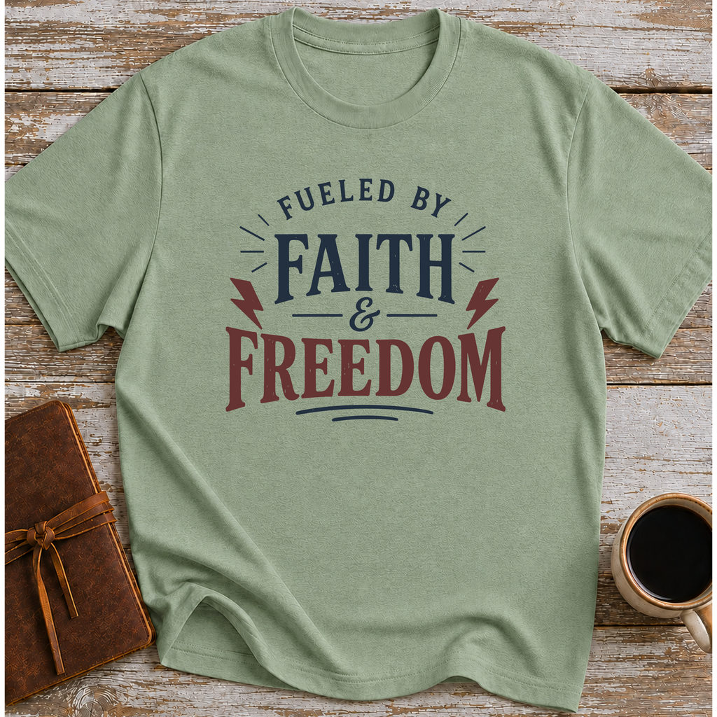 Fueled By Faith And Freedom - T-Shirt