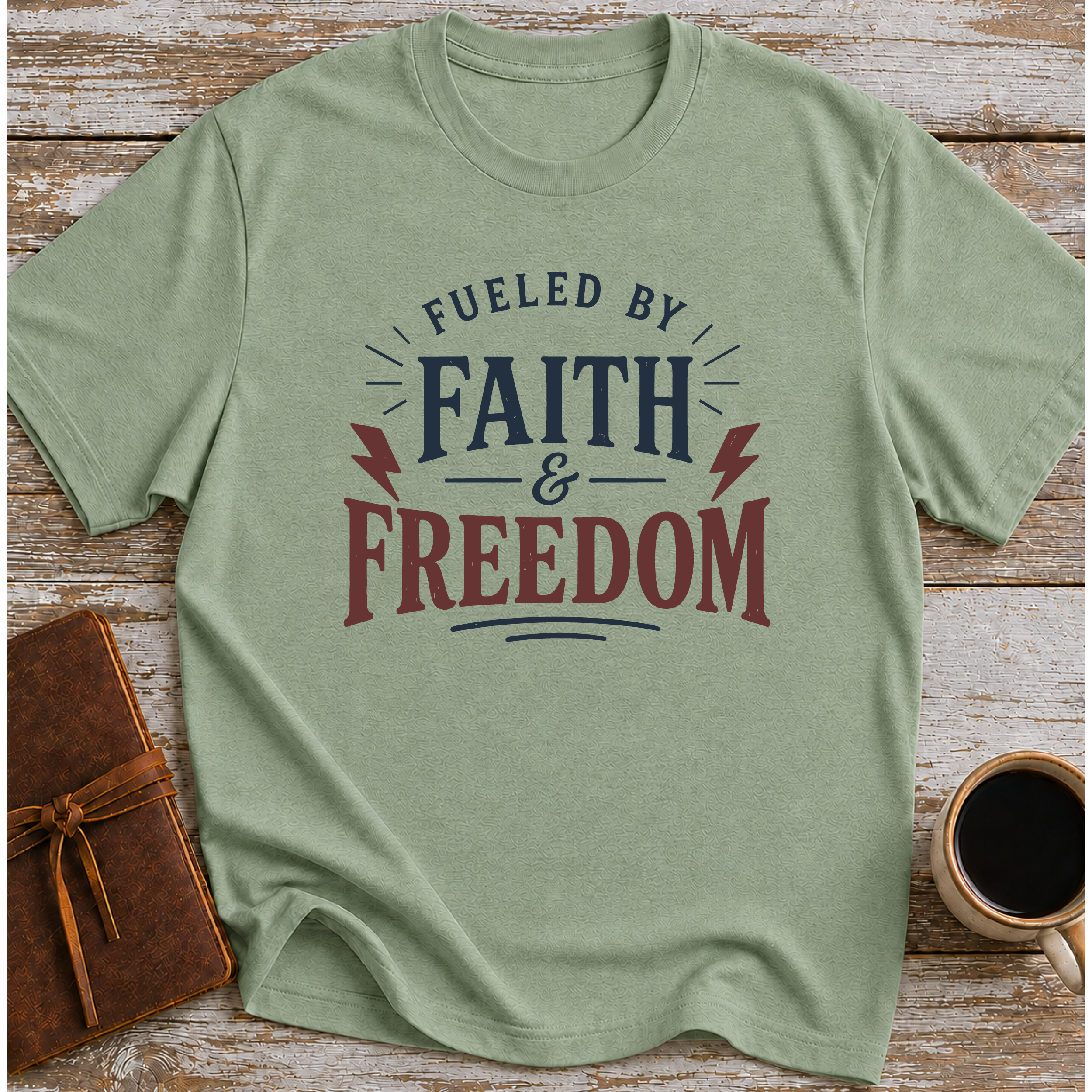 Fueled By Faith And Freedom - T-Shirt