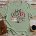 God Country And Coffee T-Shirt