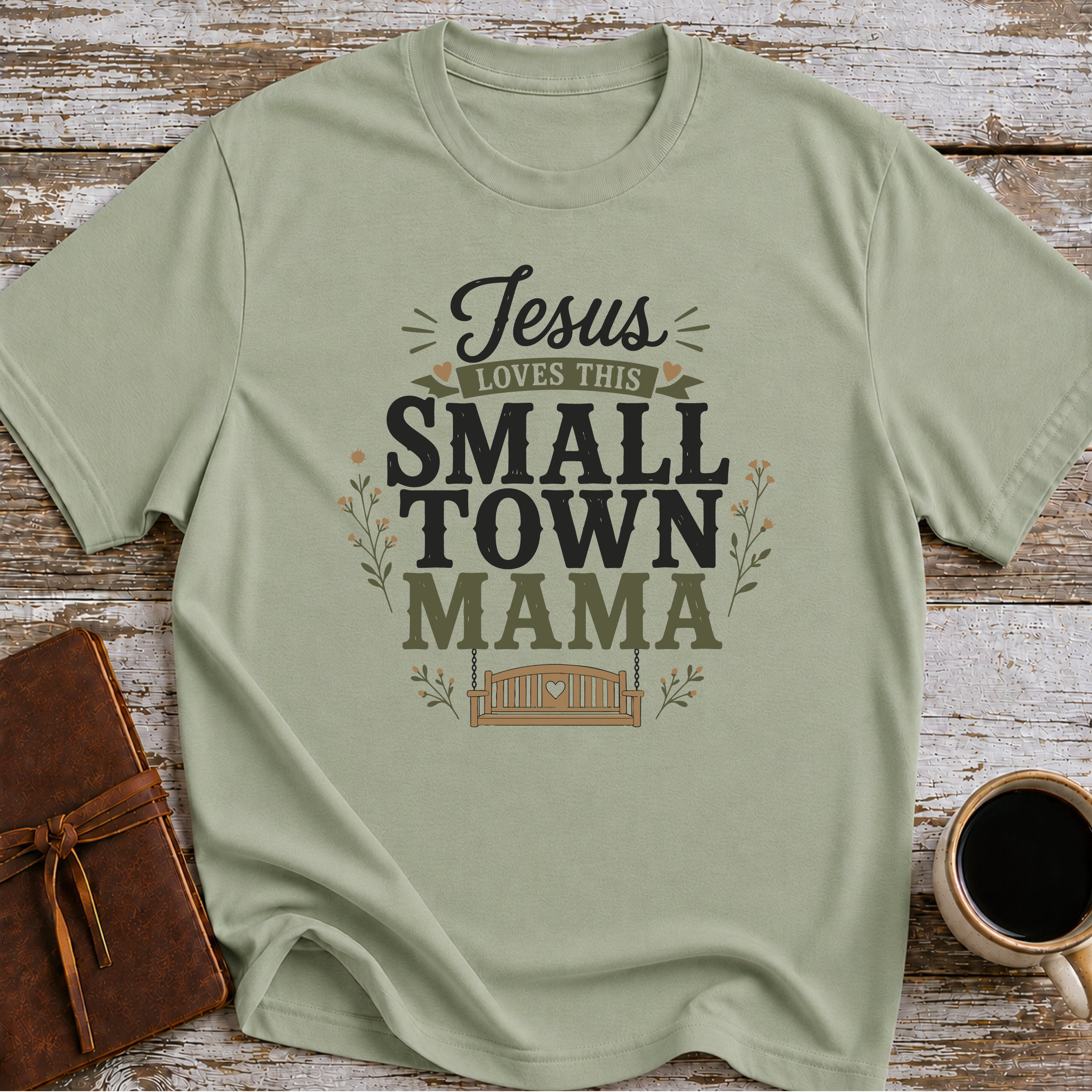 Jesus Loves This Small Town Mama T-Shirt
