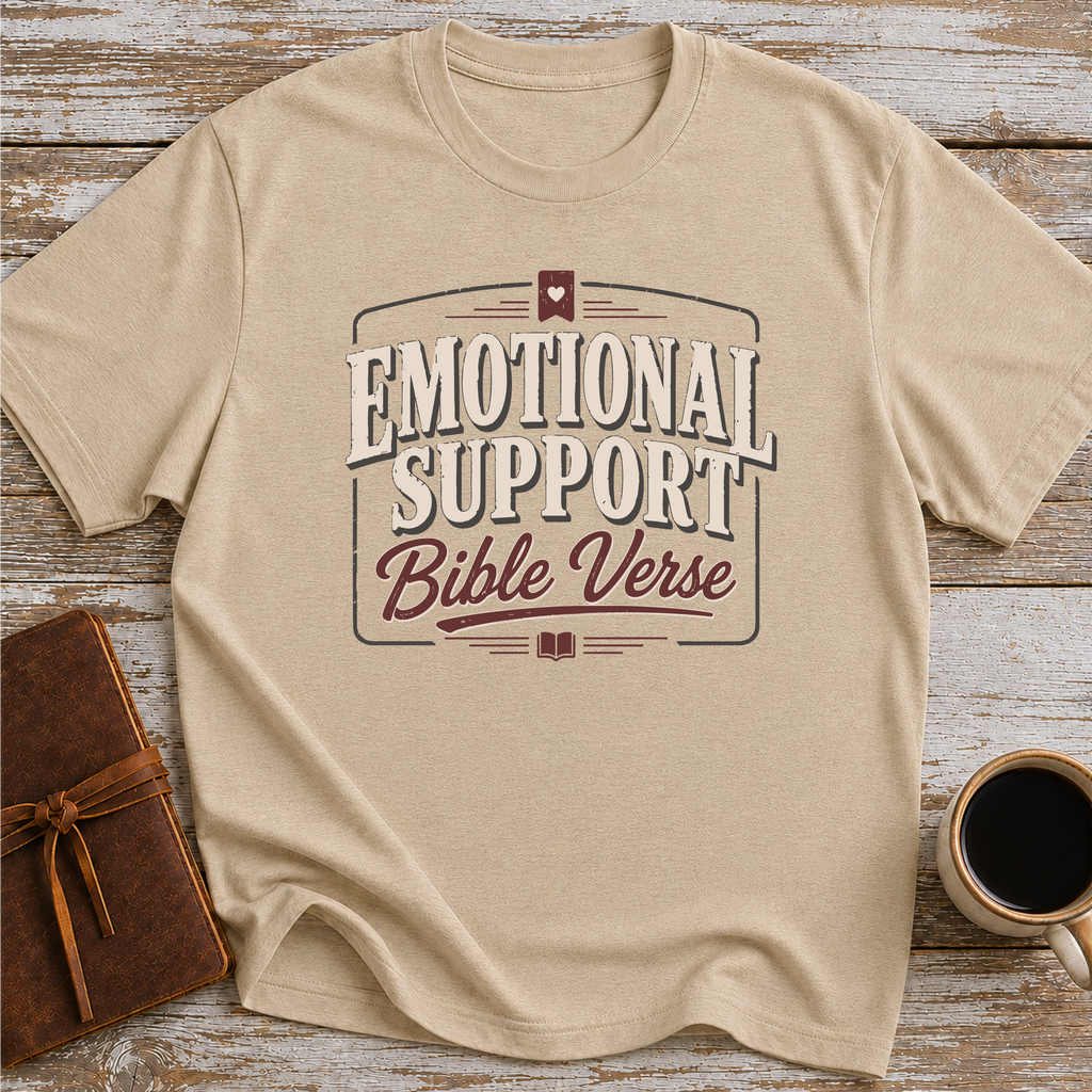 Emotional Support Bible Verse - T-Shirt
