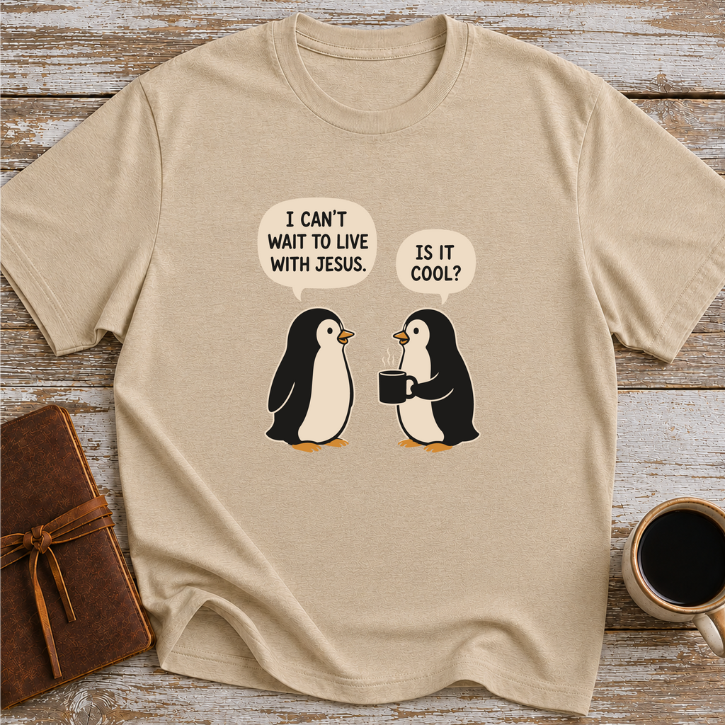 I Can’t Wait To Live With Jesus. Is It Cool? - T-Shirt