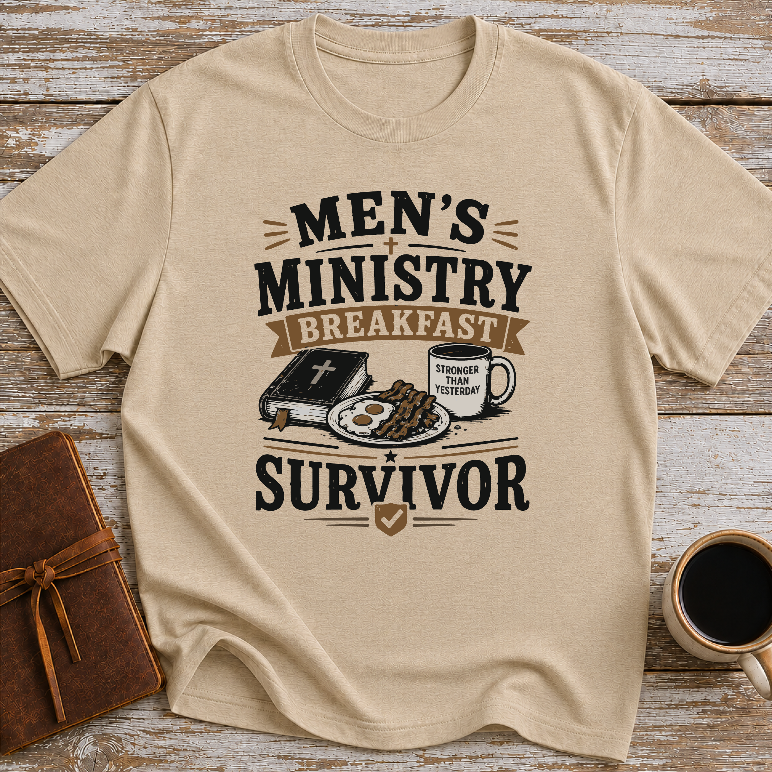 Men’s Ministry Breakfast Survivor - T-Shirt