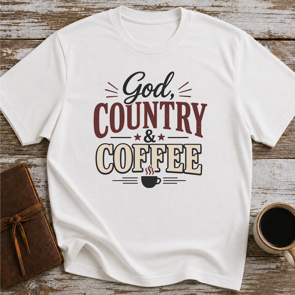 God Country And Coffee T-Shirt