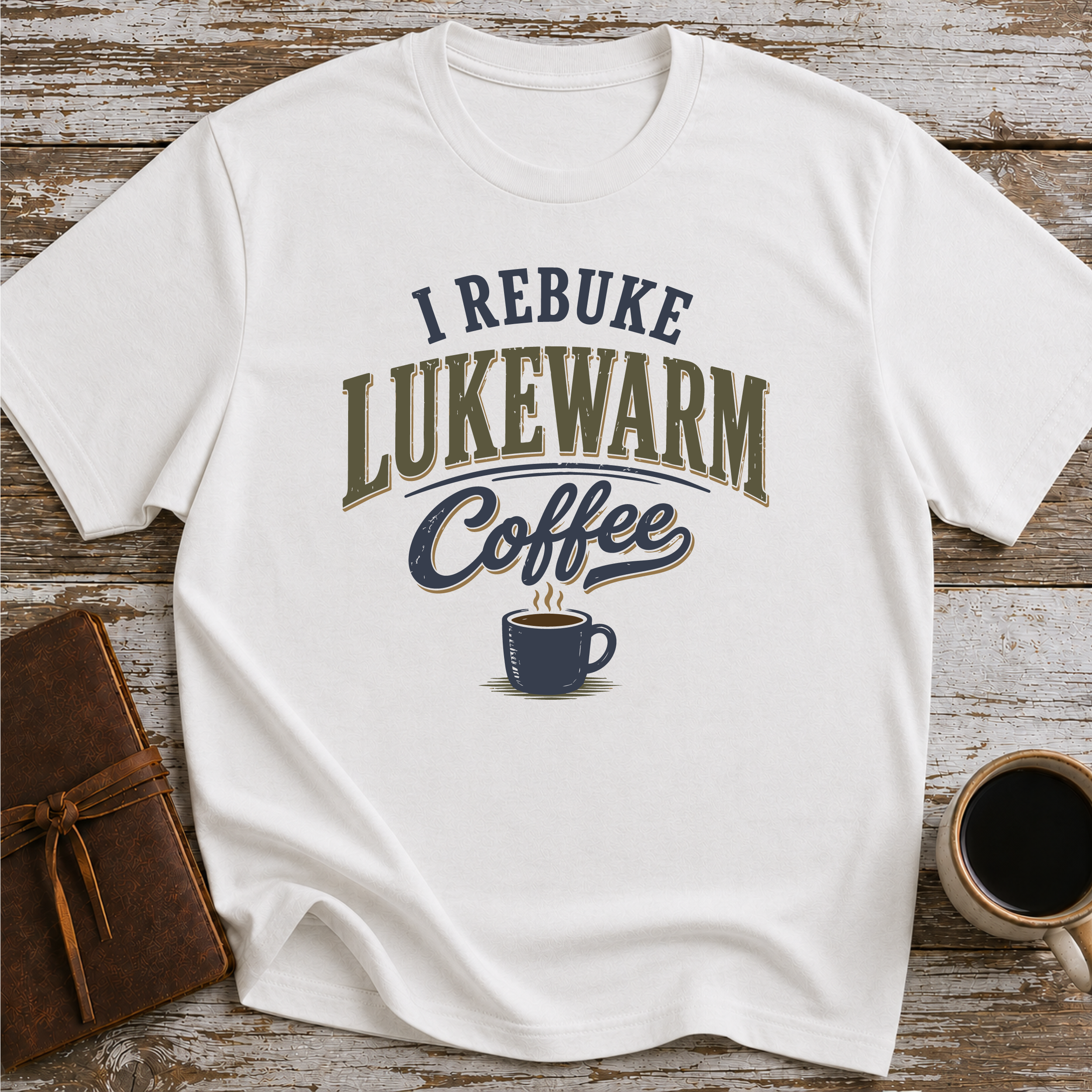 I Rebuke This Lukewarm Coffee - T-Shirt