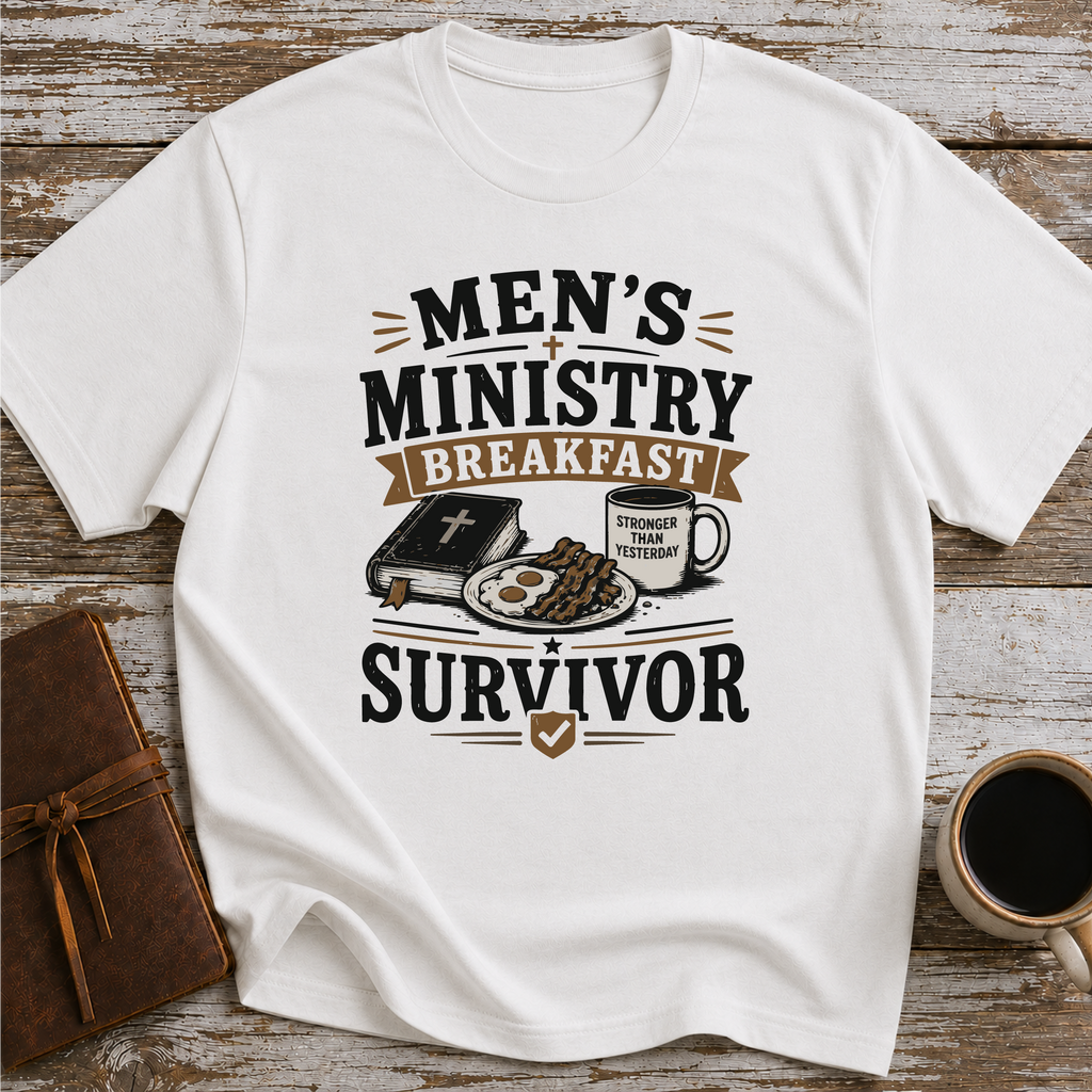 Men’s Ministry Breakfast Survivor - T-Shirt