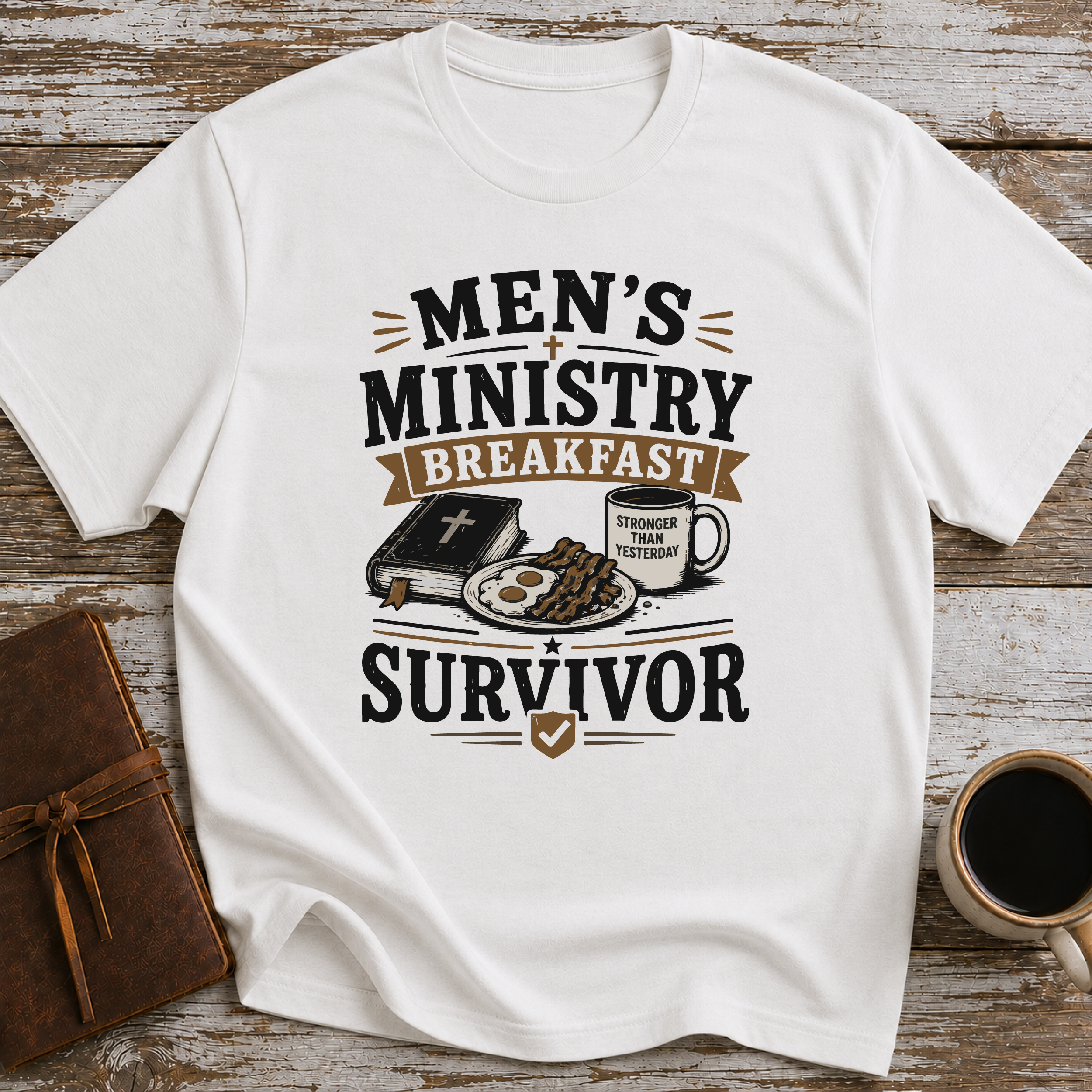 Men’s Ministry Breakfast Survivor - T-Shirt