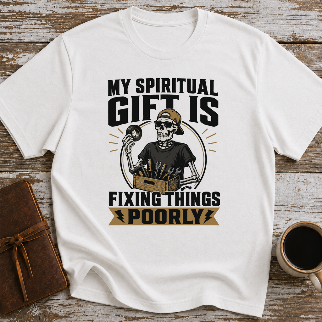My Spiritual Gift Is Fixing Things Poorly - T-Shirt