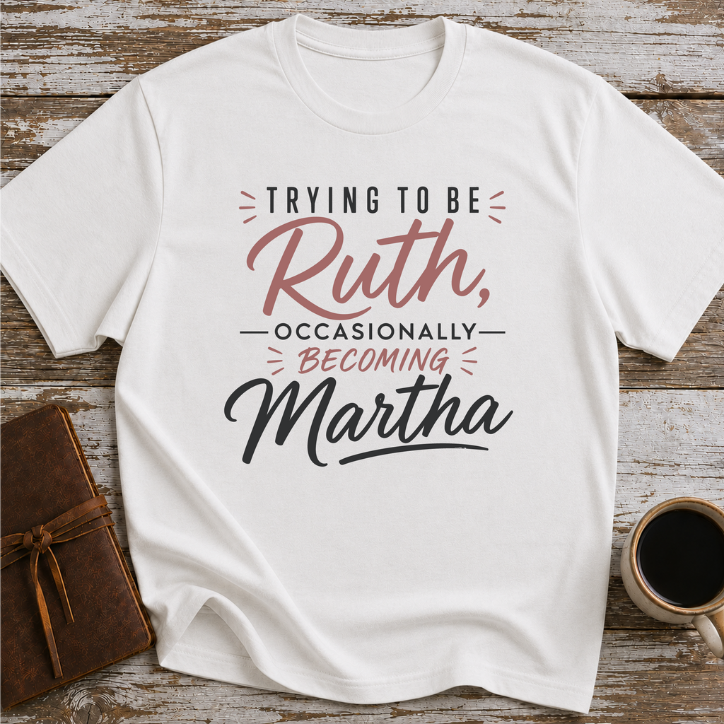Trying To Be Ruth, Occasionally Becoming Martha - T-Shirt