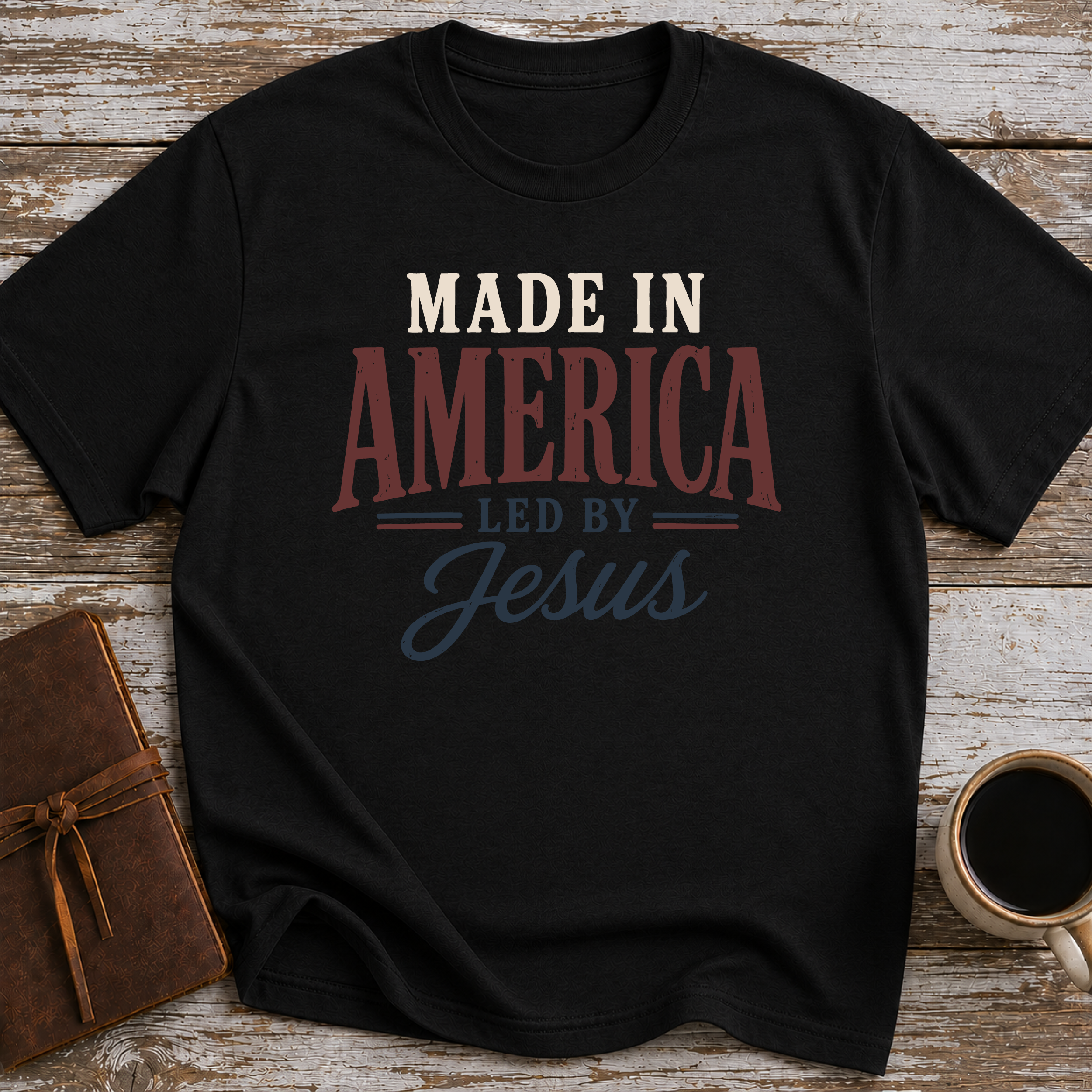 Made In America Led By Jesus T-Shirt