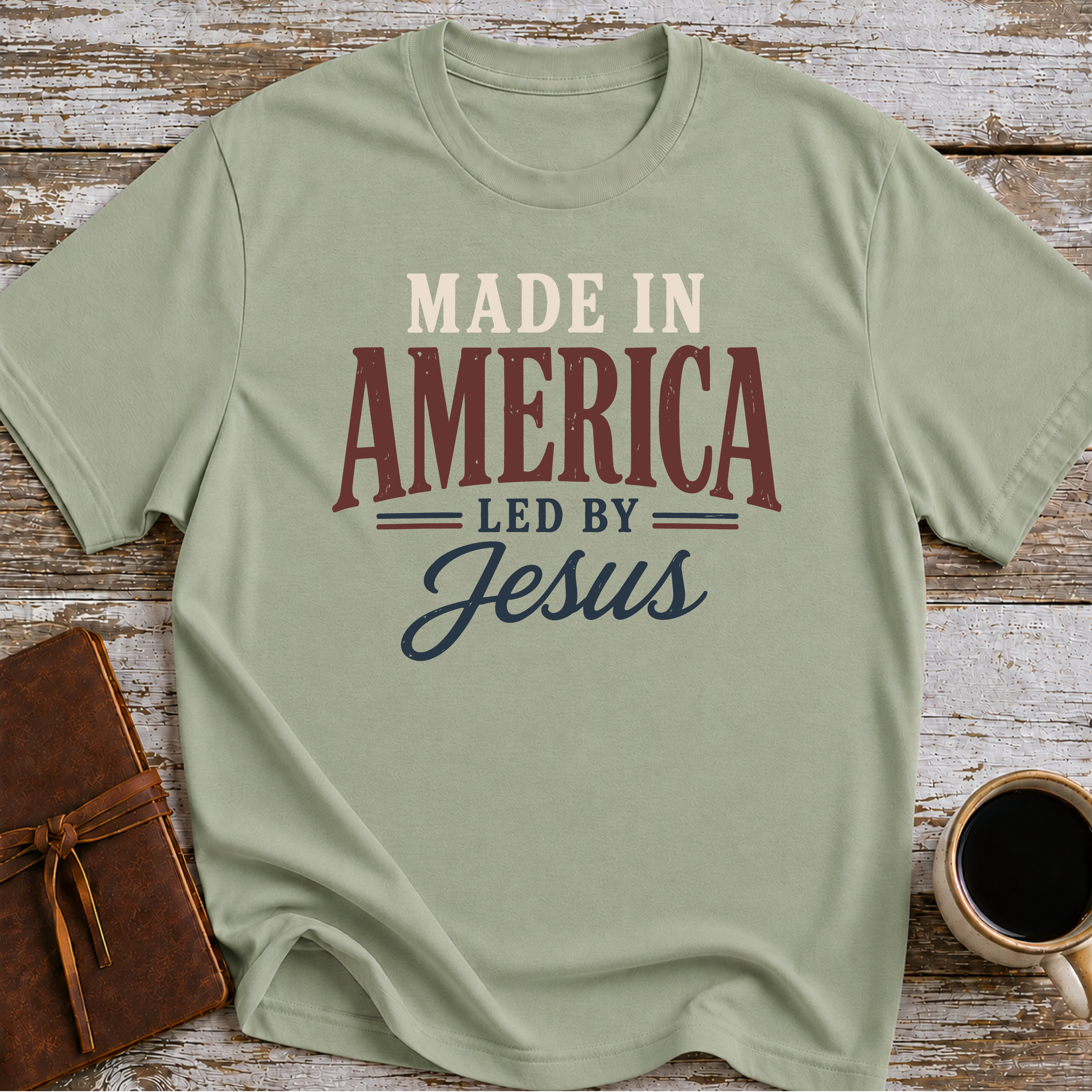 Made In America Led By Jesus T-Shirt
