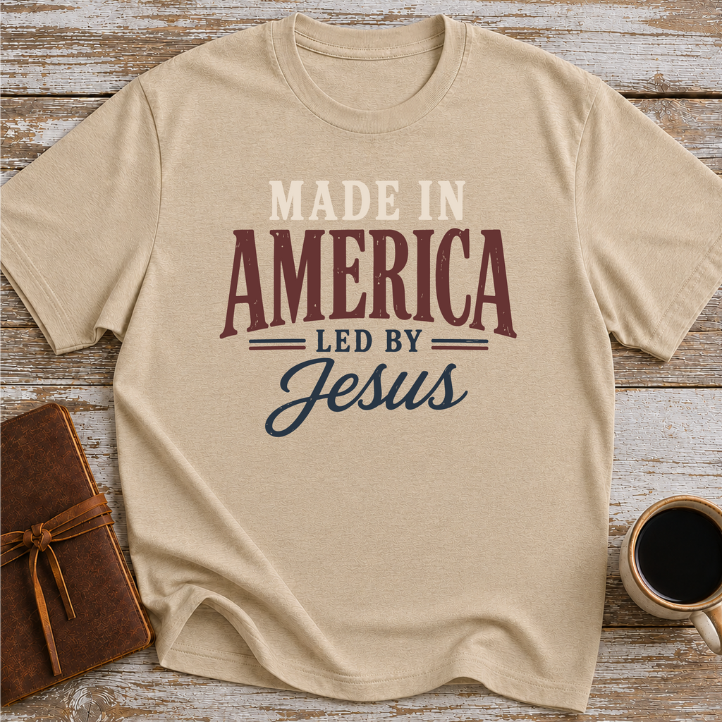 Made In America Led By Jesus T-Shirt